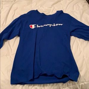 BLUE LONG SLEEVE CHAMPION